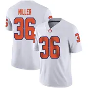 Game Men's Boston Miller Clemson Tigers White Football Jersey