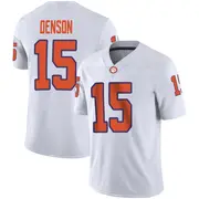 Game Men's Chris Denson Clemson Tigers White Football Jersey