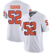 Game Men's Elyjah Thurmon Clemson Tigers White Football Jersey