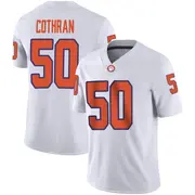 Game Men's Fletcher Cothran Clemson Tigers White Football Jersey