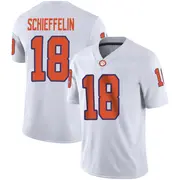 Game Men's Ian Schieffelin Clemson Tigers White Football Jersey