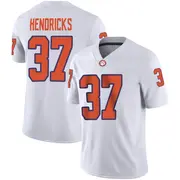 Game Men's Jacob Hendricks Clemson Tigers White Football Jersey