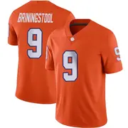 Game Men's Jake Briningstool Clemson Tigers Orange Football Jersey