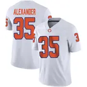 Game Men's Jeremiah Alexander Clemson Tigers White Football Jersey