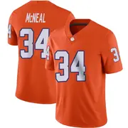 Game Men's Kevin McNeal Clemson Tigers Orange Football Jersey