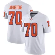 Game Men's Mason Johnstone Clemson Tigers White Football Jersey