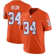 Game Men's Max Wilson Clemson Tigers Orange Football Jersey