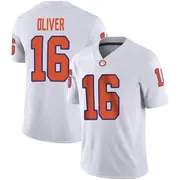 Game Men's Myles Oliver Clemson Tigers White Football Jersey