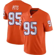 Game Men's Peyton Pitts Clemson Tigers Orange Football Jersey
