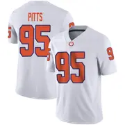 Game Men's Peyton Pitts Clemson Tigers White Football Jersey