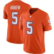 Game Men's Ronan Hanafin Clemson Tigers Orange Football Jersey