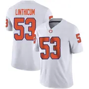 Game Men's Ryan Linthicum Clemson Tigers White Football Jersey