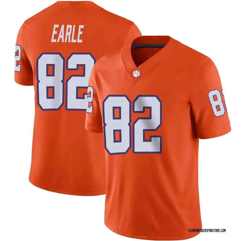 Game Men's Sam Earle Clemson Tigers Orange Football Jersey