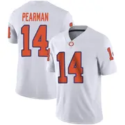 Game Men's Trent Pearman Clemson Tigers White Football Jersey