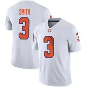 Game Men's Tristan Smith Clemson Tigers White Football Jersey