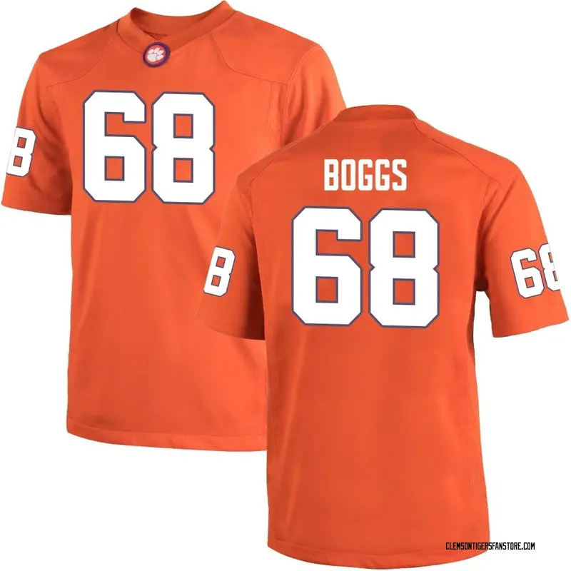Game Men's Will Boggs Clemson Tigers Orange Team Color College Jersey