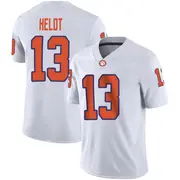 Game Men's Will Heldt Clemson Tigers White Football Jersey