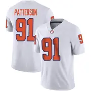 Game Men's Zaire Patterson Clemson Tigers White Football Jersey