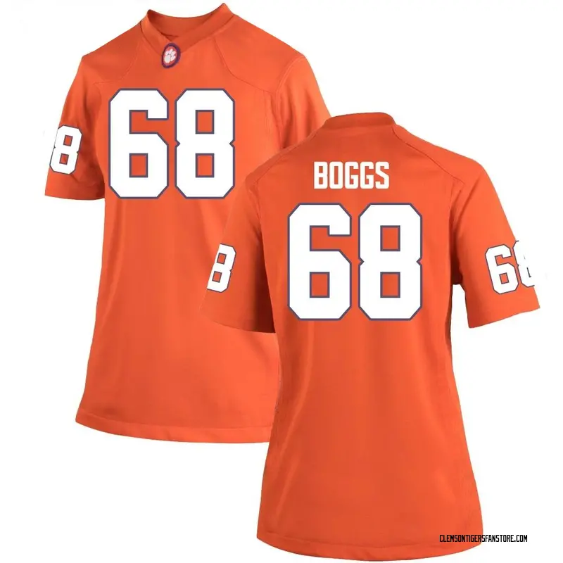 Game Women's Will Boggs Clemson Tigers Orange Team Color College Jersey