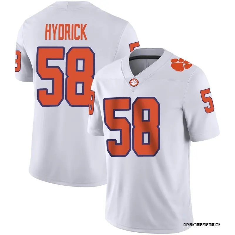Game Youth Aidan Hydrick Clemson Tigers White Football Jersey