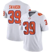 Game Youth Aidan Swanson Clemson Tigers White Football Jersey