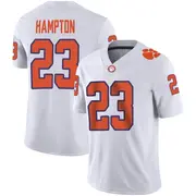 Game Youth Ashton Hampton Clemson Tigers White Football Jersey