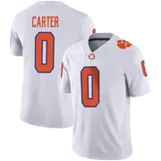 Game Youth Barrett Carter Clemson Tigers White Football Jersey