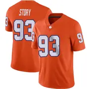 Game Youth Caden Story Clemson Tigers Orange Football Jersey