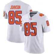 Game Youth Charlie Johnson Clemson Tigers White Football Jersey