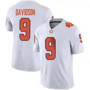 Game Youth Gideon Davidson Clemson Tigers White Football Jersey