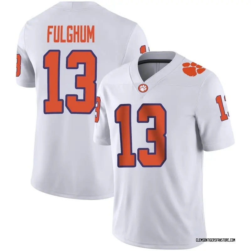 Game Youth Parker Fulghum Clemson Tigers White Football Jersey