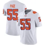 Game Youth Payton Page Clemson Tigers White Football Jersey