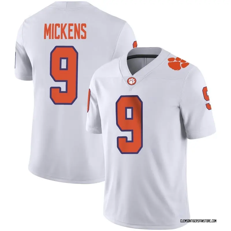 Game Youth R.J. Mickens Clemson Tigers White Football Jersey