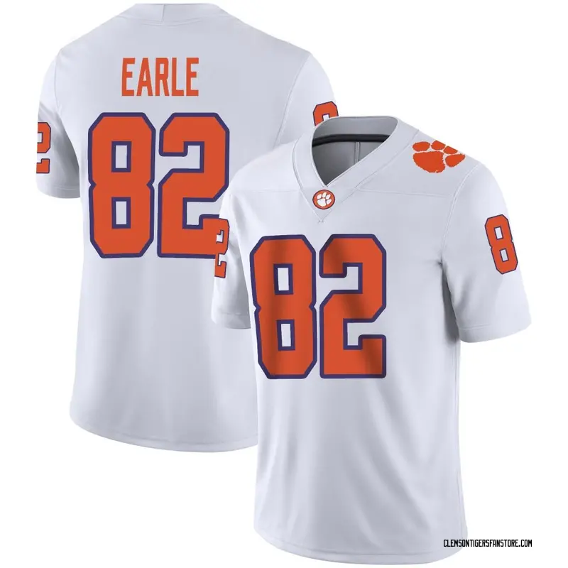 Game Youth Sam Earle Clemson Tigers White Football Jersey