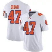 Game Youth Sammy Brown Clemson Tigers White Football Jersey
