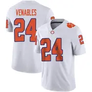 Game Youth Tyler Venables Clemson Tigers White Football Jersey