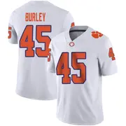 Game Youth Vic Burley Clemson Tigers White Football Jersey