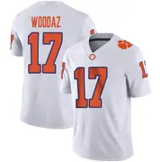 Game Youth Wade Woodaz Clemson Tigers White Football Jersey