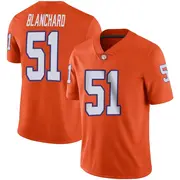 Limited Men's Gavin Blanchard Clemson Tigers Orange Football Jersey