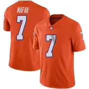 Limited Men's Phil Mafah Clemson Tigers Orange Football Jersey