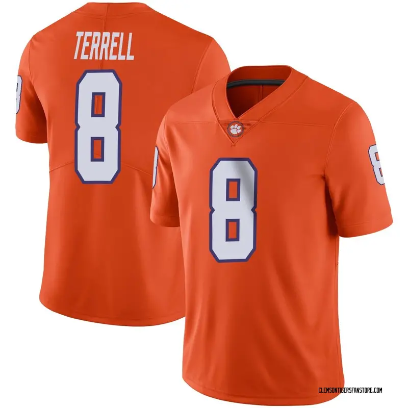 Limited Youth Avieon Terrell Clemson Tigers Orange Football Jersey