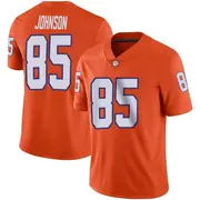 Limited Youth Charlie Johnson Clemson Tigers Orange Football Jersey