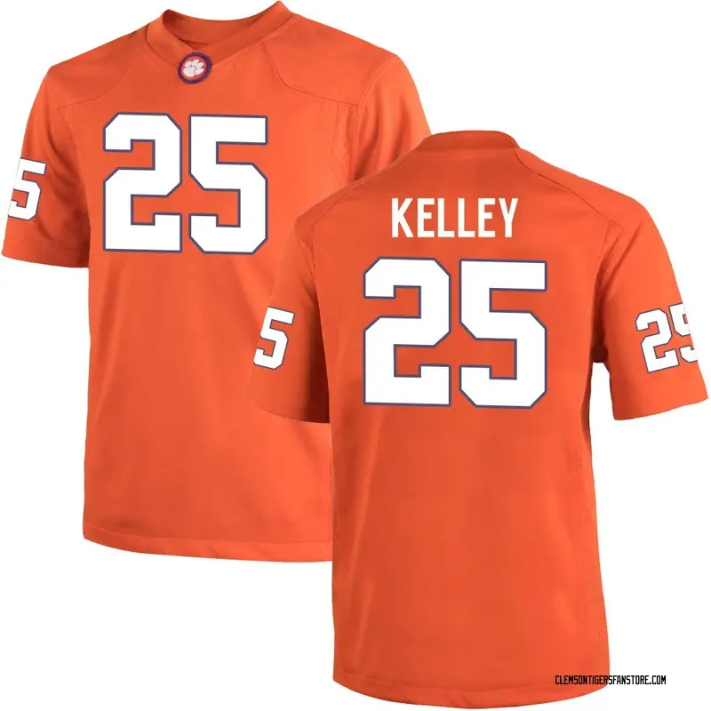 Replica Men's Misun Kelley Clemson Tigers Orange Team Color College Jersey