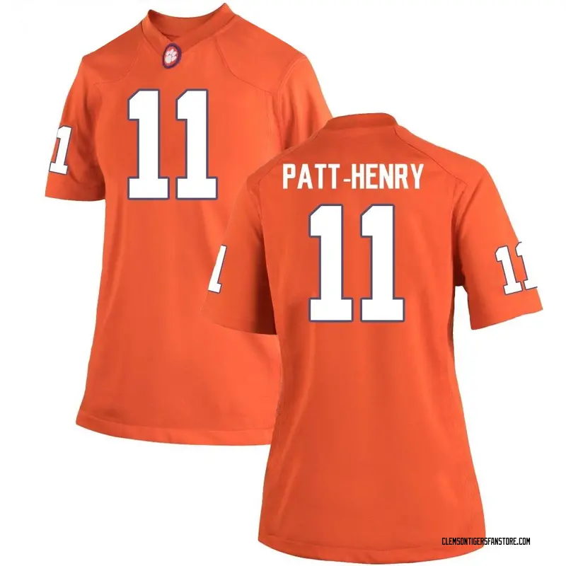 Replica Women's Olsen Patt-Henry Clemson Tigers Orange Team Color College Jersey